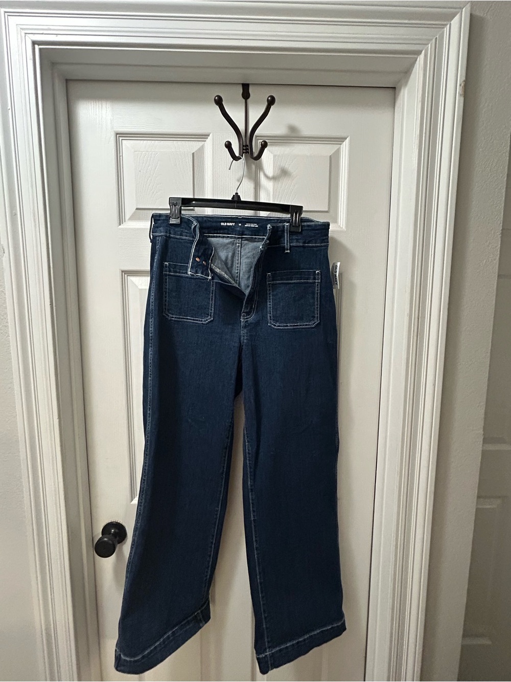 Old Navy Wide Leg Jeans - Dark Blue Wash - Picture 2 of 5